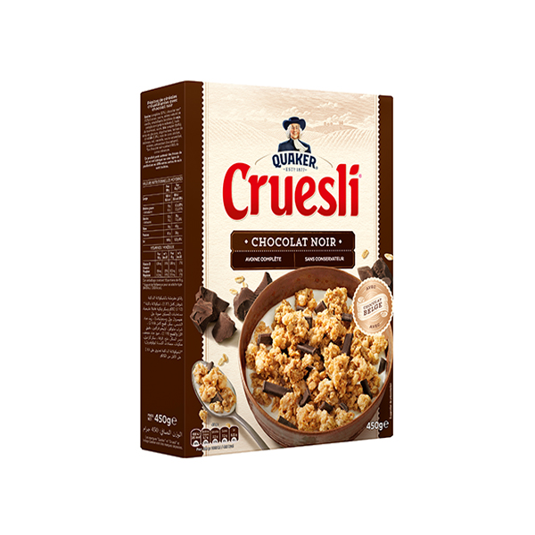 Cruesli Chocolate Quaker, 375 grammes 